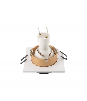 DK2402-GD Встраиваемый светильник, IP 20, 50 Вт, GU10, черный/золотой, алюминий-foto12