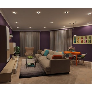 DK4022-BK Подвесной светильник IP 20, 6 Вт, LED 3000, черный, алюминий-foto4