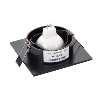 DK3021-BK Встраиваемый светильник, IP 20, 10 Вт, GU5.3, LED, черный, пластик-foto3