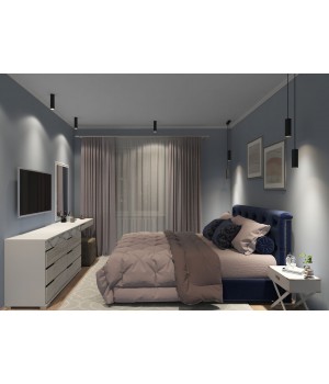 DK2052-BK Накладной светильник, IP 20, 15 Вт, GU10, черный, алюминий-foto7