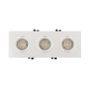 DK3023-WH Встраиваемый светильник, IP 20, 10 Вт, GU5.3, LED, белый, пластик
