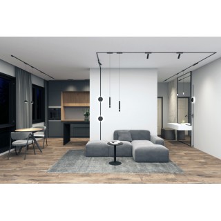 DK5310-BK Светильник для трека Air, серия Spot 3000 со светодиодом, ?40*H147мм, 48V DC, 7W, RA?95, 24°, 3000K, IP20, черный, алюминий-foto6