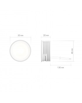DK4000-7W-M Керамический светодиодный модуль. Белый с матовым рассеивателем 120 градусов, 7 Вт, 4000К-foto4