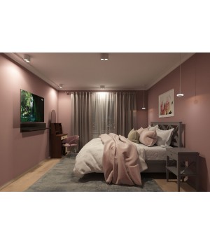 DK2002-WH Светильник накладной IP 20, 50 Вт, GU10, белый, алюминий-foto4