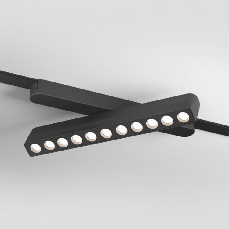 DK5368-BK Светильник для трека Air, серия Grill 2700-6500 со светодиодом, L230*W26*H60мм, 48V DC, 12W, RA?90, 36°, 2700-6500K, IP20, черный, алюминий DK5368-BK Светильник для трека Air, серия Grill 2700-6500 со светодиодом, L230*W26*H60мм, 48V DC, 12W, RA?90, 36°, 2700-6500K, IP20, черный, алюминий