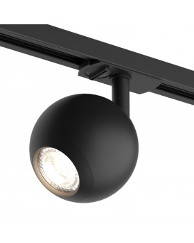 DK6070-BK Трековый светильник IP 20, 15 Вт, GU10, черный, алюминий