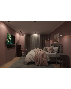 DK4016-BK Светильник накладной IP 20, 5 Вт, LED 3000, черный, алюминий/акрил-foto4