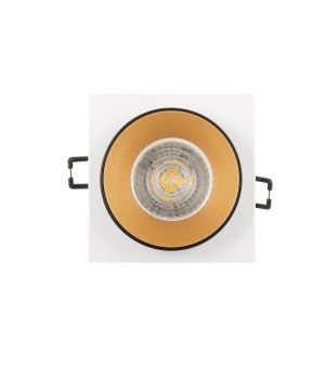 DK2402-GD Встраиваемый светильник, IP 20, 50 Вт, GU10, черный/золотой, алюминий-foto13