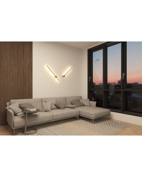 DK5012-SG Бра 800 мм, 3000К, IP20,7 Вт, матовое золото-foto5