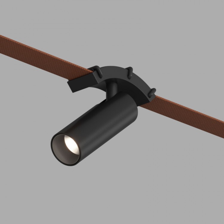 DK5546-BK Поворотный светильник для трека-ремня Belty, серия Spot, со светодиодом, D35*L126.5мм, 48V DC, 7W, RA90, 30°, 4000K, IP20, черный, алюминий DK5546-BK Поворотный светильник для трека-ремня Belty, серия Spot, со светодиодом, D35*L126.5мм, 48V DC, 7W, RA90, 30°, 4000K, IP20, черный, алюминий