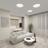 DK6524-WH Накладной светильник THIN, IP40, 50W, 3000K/4000K/6500K, переключатель цветовой температуры на корпусе, белый, полимер