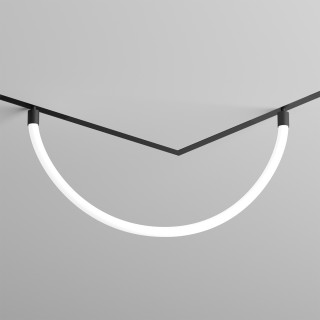 DK8060-BK Гибкий рассеивающий матовый светильник SMART RAY 18W DIM 3000K-6000K, длина плафона 1.5м, черный-foto2