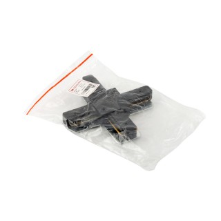 TR1104-BK Соединитель для шинопровода X-образный, черный-foto3