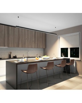 DK9254-BK Линейный светильник 62W 2500mm 4000K, черный-foto5