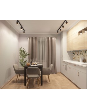 DK6405-BG Трековый светильник IP 20, 7 Вт, LED 3000, черный/золотой, алюминий-foto5