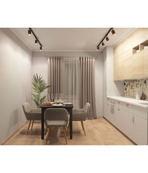 DK6405-BG Трековый светильник IP 20, 7 Вт, LED 3000, черный/золотой, алюминий-foto5