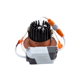 DK4004-CF Встраиваемый светильник, IP 20, 5 Вт, LED 3000, коричневый, алюминий-foto3