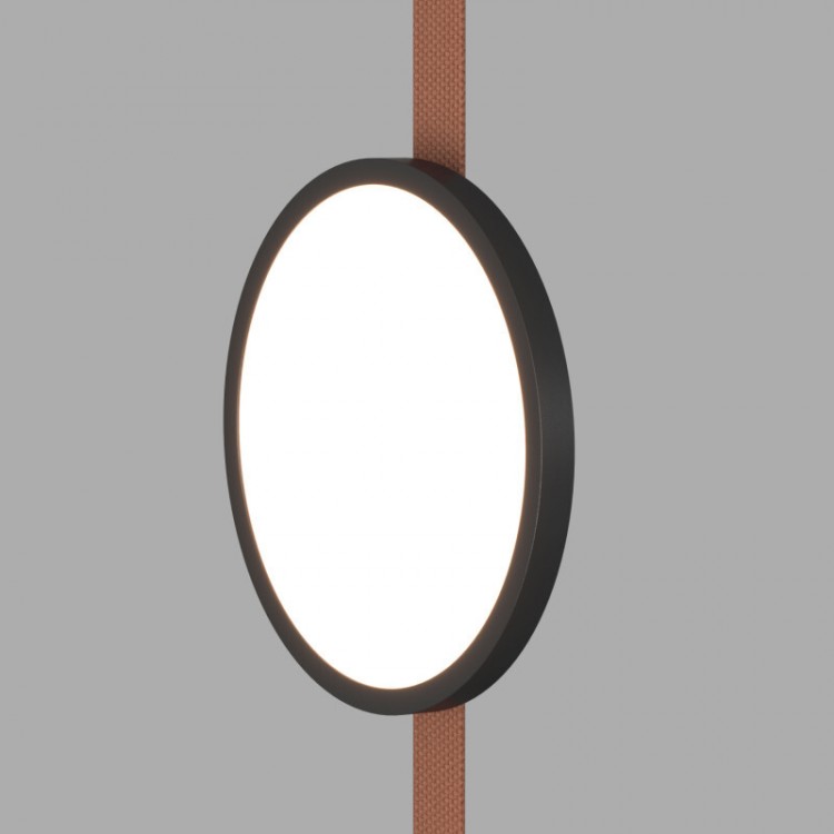 DK5566-BK Cветильник для трека-ремня Belty, серия Flow, со светодиодом, D168*H29.5мм, 48V DC, 10W, RA90, 120°, 4000K, IP20, черный, алюминий DK5566-BK Cветильник для трека-ремня Belty, серия Flow, со светодиодом, D168*H29.5мм, 48V DC, 10W, RA90, 120°, 4000K, IP20, черный, алюминий