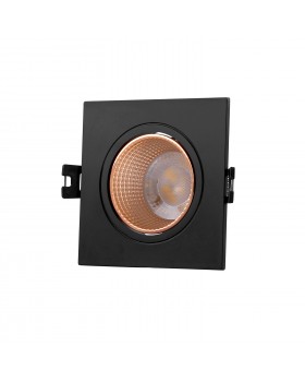 DK3071-BBR Встраиваемый светильник, IP 20, 10 Вт, GU5.3, LED, черный/бронзовый, пластик