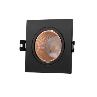 DK3071-BBR Встраиваемый светильник, IP 20, 10 Вт, GU5.3, LED, черный/бронзовый, пластик