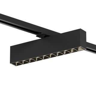 DK6434-BK Поворотный однофазный трековый светильник EDDER со светодиодом L273mm 220V 20W 30° 3000K IP20 черный алюминий-foto3