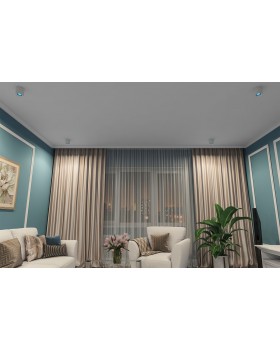 DK3090-WH+CY Светильник накладной IP 20, 10 Вт, GU5.3, LED, белый/голубой, пластик-foto2