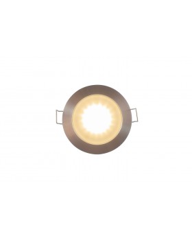 DK3012-AL Встраиваемый светильник влагозащ., IP 44, 50 Вт, GU10, серый, алюминий