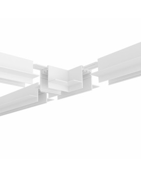 TR2113-WH Коннектор трека SMART для ГКЛ , \"Т\" образный, механический , белый-foto2