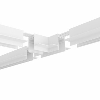 TR2113-WH Коннектор трека SMART для ГКЛ , \"Т\" образный, механический , белый-foto2