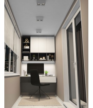 DK3085-WH+BK Светильник накладной IP 20, 10 Вт, GU5.3, LED, белый/черный, пластик-foto2