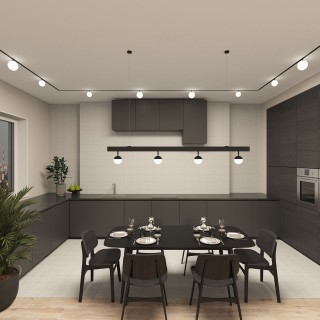 DK8050-BK Рассеивающий светильник SMART MOON 5W DIM 3000K-6000K, ?100мм, черный, акрил-foto4