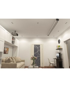 DK3072-WH+BK Встраиваемый светильник, IP 20, 10 Вт, GU5.3, LED, белый/черный, пластик-foto2