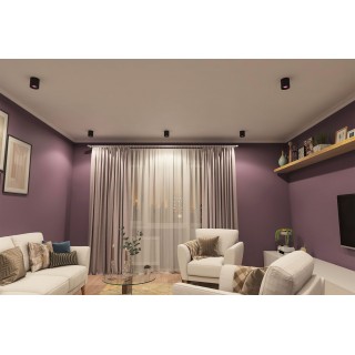 DK3090-BK+PI Светильник накладной IP 20, 10 Вт, GU5.3, LED, черный/розовый, пластик-foto2