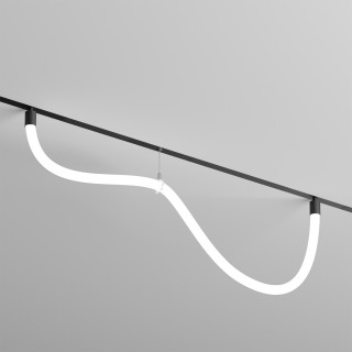 DK8060-BK Гибкий рассеивающий матовый светильник SMART RAY 18W DIM 3000K-6000K, длина плафона 1.5м, черный-foto3