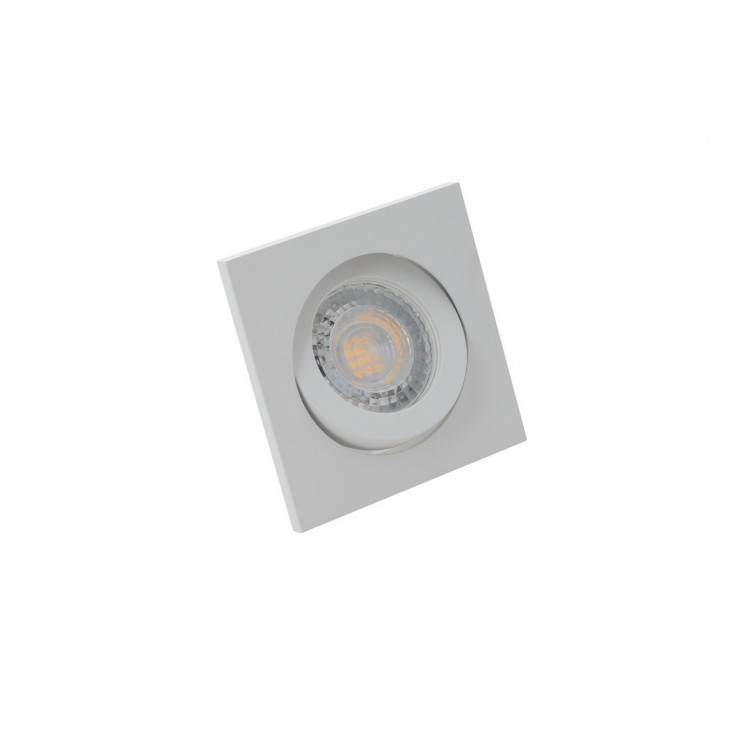 DK2016-WH Встраиваемый светильник, IP 20, 50 Вт, GU10, белый, алюминий