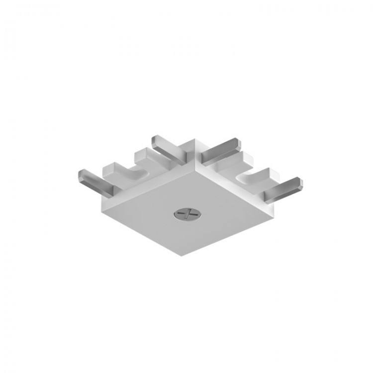 TR5211-WH Угловой соединитель 90° потолок-потолок, для трека Air, серия Base, белый, пластик