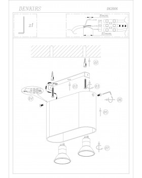 DK2006-CO Светильник накладной IP 20, 50 Вт, GU10, бежевый, алюминий-foto3
