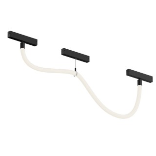 DK8060-BK Гибкий рассеивающий матовый светильник SMART RAY 18W DIM 3000K-6000K, длина плафона 1.5м, черный-foto6