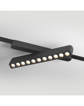 DK5308-BK Светильник для трека Air, серия Grill 3000 со светодиодом, L230*W26*H60мм, 48V DC, 12W, RA?90, 36°, 3000K, IP20, черный, алюминий-foto2