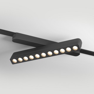 DK5308-BK Светильник для трека Air, серия Grill 3000 со светодиодом, L230*W26*H60мм, 48V DC, 12W, RA?90, 36°, 3000K, IP20, черный, алюминий-foto2