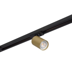 DK6201-BG Трековый светильник IP 20, 15 Вт, GU5.3, матовое золото с черным, алюминий