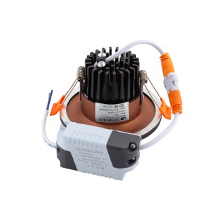 DK4002-CF Встраиваемый светильник, IP 20, 5 Вт, LED 3000, коричневый, алюминий-foto3