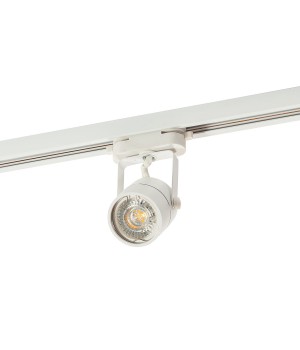 DK6005-WH Трековый светильник IP 20, 50 Вт, GU10, белый, алюминий