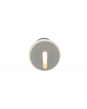 DK1007-WH Светильник встраиваемый в стену, IP 65, LED, 3 Вт, белый, алюминий