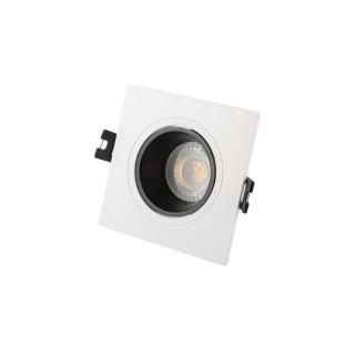 DK3021-WB Встраиваемый светильник, IP 20, 10 Вт, GU5.3, LED, белый/черный, пластик-foto2