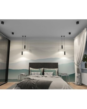 DK3090-BW+BK Светильник накладной IP 20, 10 Вт, GU5.3, LED, черно-белый/черный, пластик-foto2