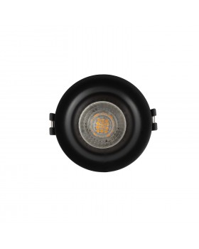 DK3024-BK Встраиваемый светильник, IP 20, 10 Вт, GU5.3, LED, черный, пластик-foto2