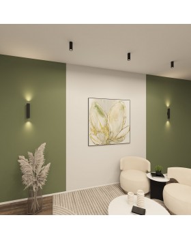 DK5022-BK Настенный светильник, IP20, до 15 Вт, LED, 2xGU10, черный, алюминий-foto4