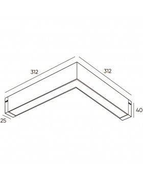 DK8014-WH Угловой светильник SMART LINEAR ANGLE 18W DIM 3000K-6000K, белый-foto2