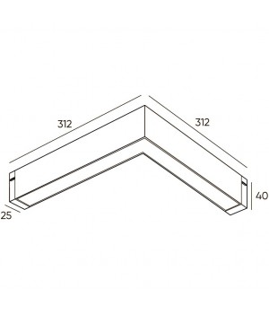 DK8014-WH Угловой светильник SMART LINEAR ANGLE 18W DIM 3000K-6000K, белый-foto2